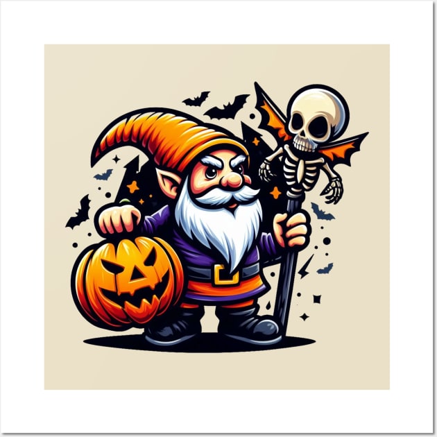 Halloween Gnome Wall Art by BukovskyART